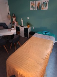 table massage pour drainage lymphatique
